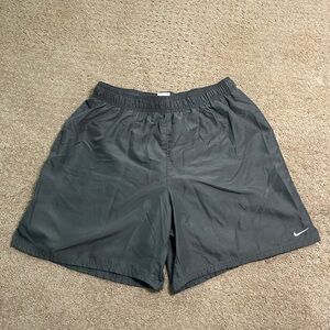 Nike Boys XL Dark Gray Swim Lap 9" Volley Grey Shorts Trunk NESSA558-018